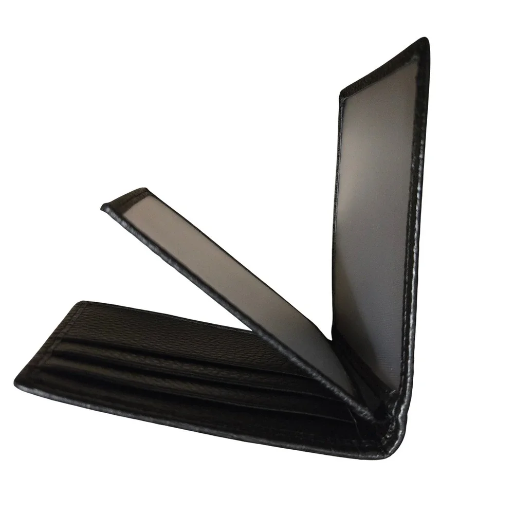 Crocodile Bifold Wallet Black 3D Embossed Crocodile Accessory #1447